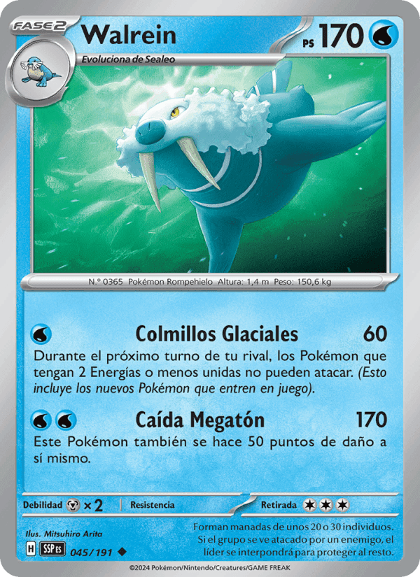 Walrein, carte 045 de Chispas Fulgurantes