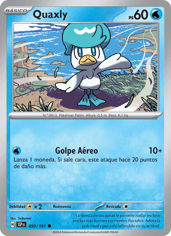 Quaxly, carta 050 de Chispas Fulgurantes