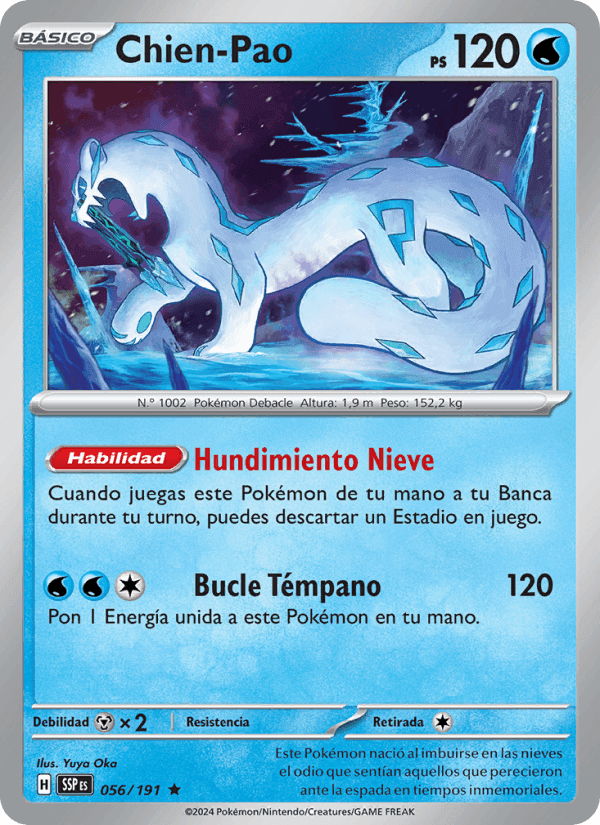 Chien-Pao, card 056 from Chispas Fulgurantes
