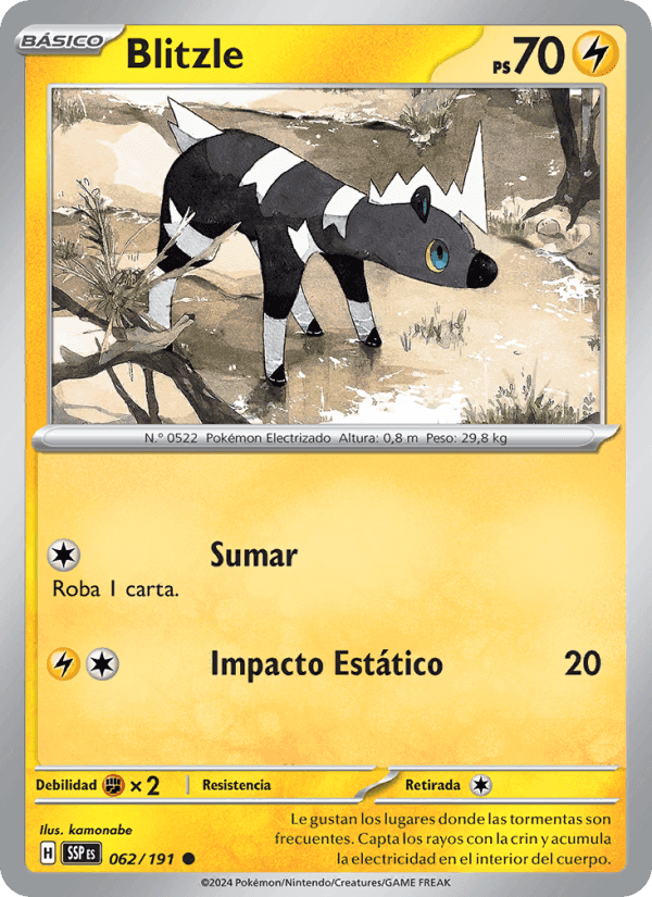 Blitzle, card 062 from Chispas Fulgurantes