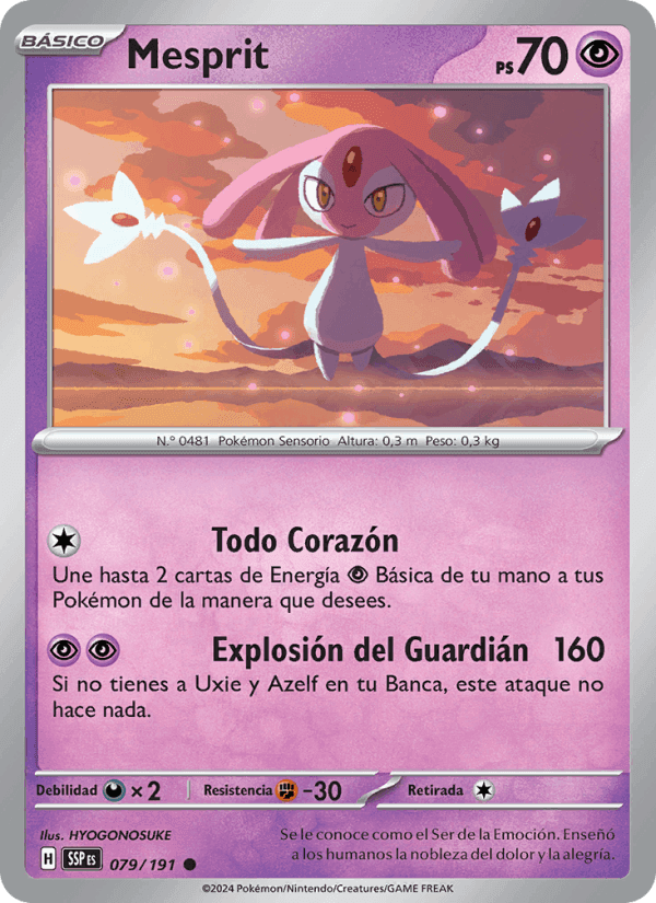 Mesprit, carta 079 de Chispas Fulgurantes