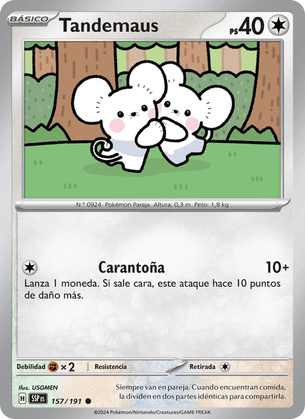 Tandemaus, carta 157 di Chispas Fulgurantes