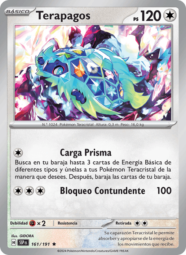 Terapagos, carta 161 di Chispas Fulgurantes