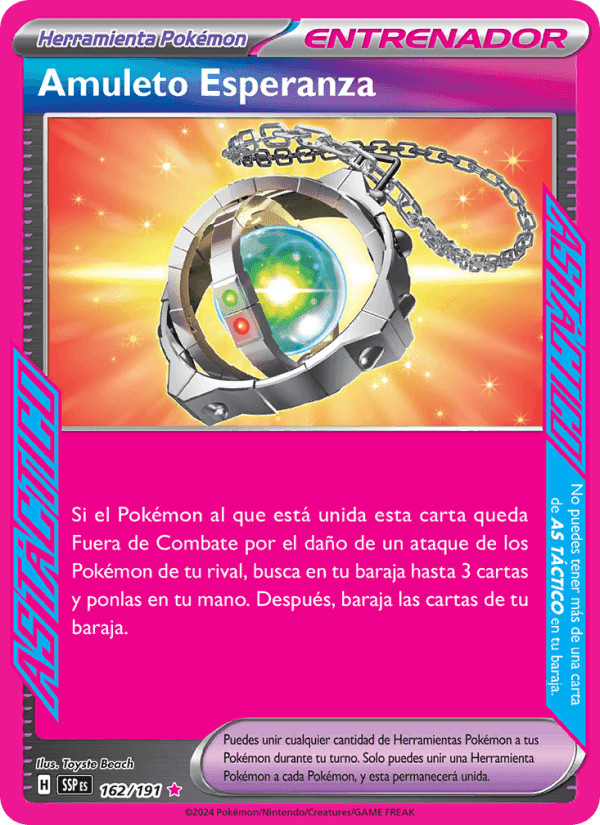 Amuleto Esperanza, card 162 from Chispas Fulgurantes