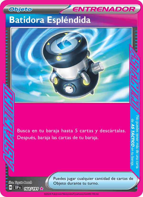 Batidora Espléndida, card 164 from Chispas Fulgurantes