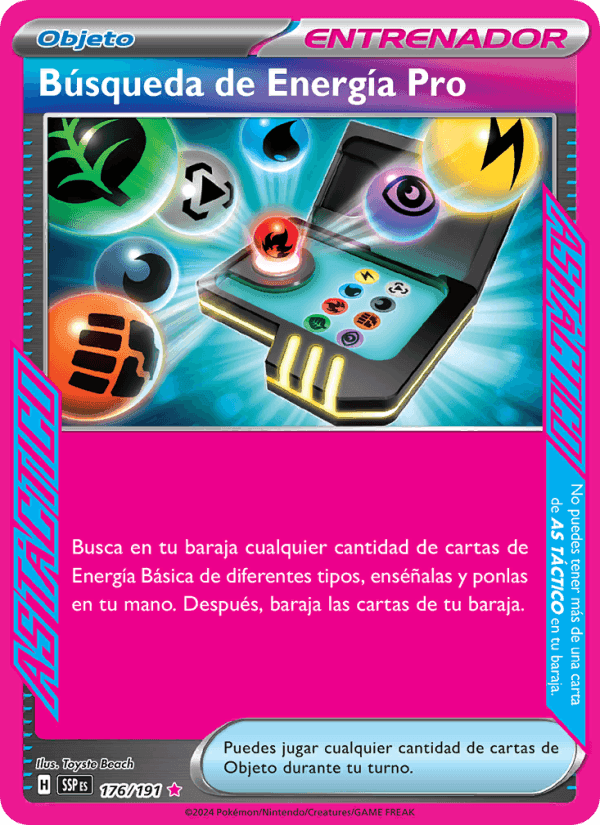Búsqueda de Energía Pro, card 176 from Chispas Fulgurantes