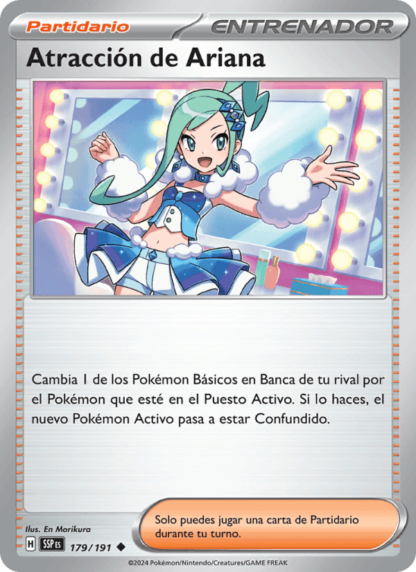 Atracción de Ariana, carta 179 di Chispas Fulgurantes