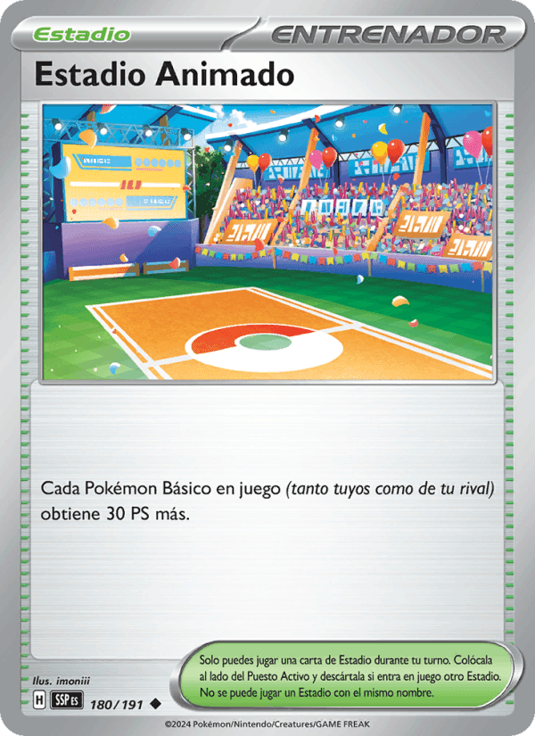 Estadio Animado, carta 180 di Chispas Fulgurantes