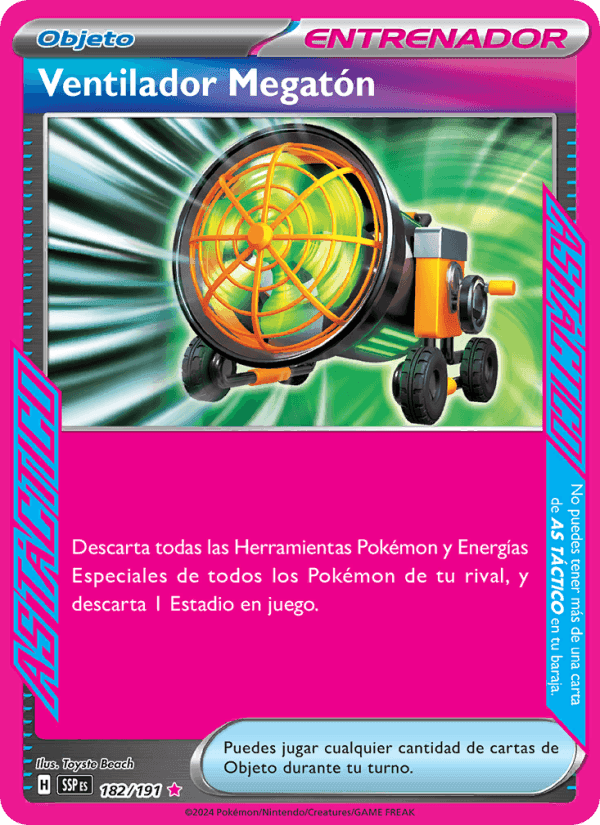 Ventilador Megatón, card 182 from Chispas Fulgurantes