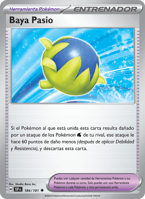 Baya Pasio, carta 184 de Chispas Fulgurantes