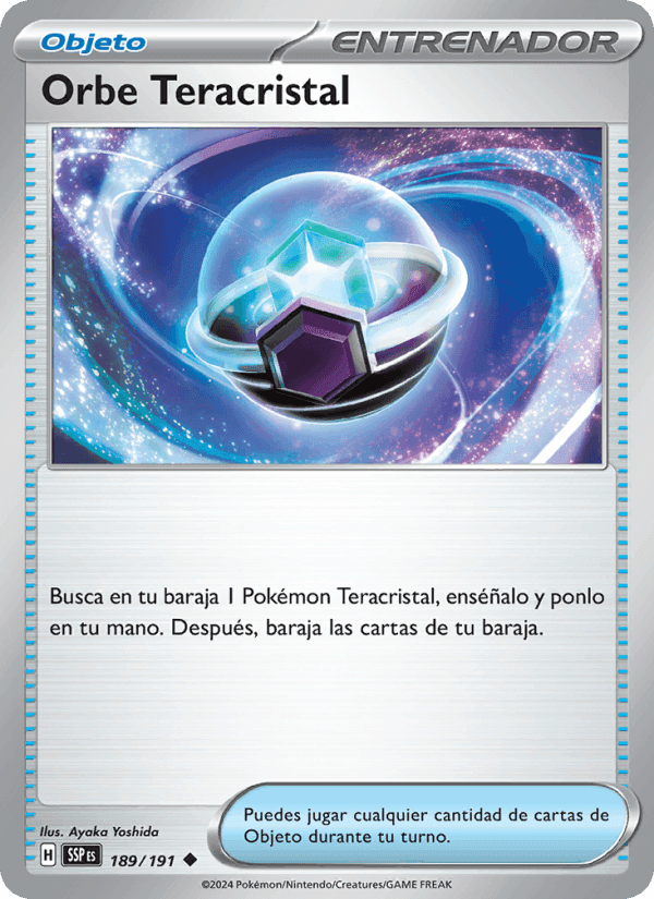 Orbe Teracristal, carte 189 de Chispas Fulgurantes