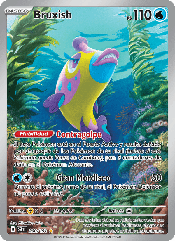 Bruxish, carte 200 de Chispas Fulgurantes