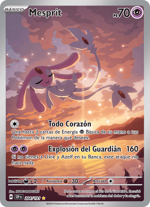 Mesprit, carta 204 de Chispas Fulgurantes