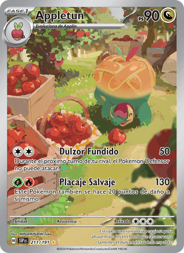 Appletun, card 211 from Chispas Fulgurantes