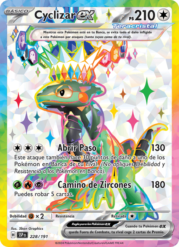 Cyclizar ex, card 228 from Chispas Fulgurantes