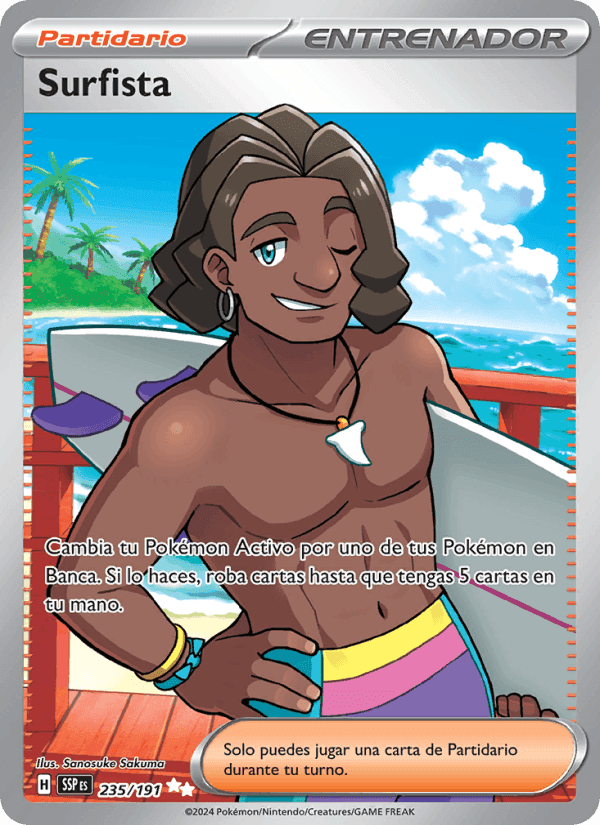 Surfista, carta 235 de Chispas Fulgurantes