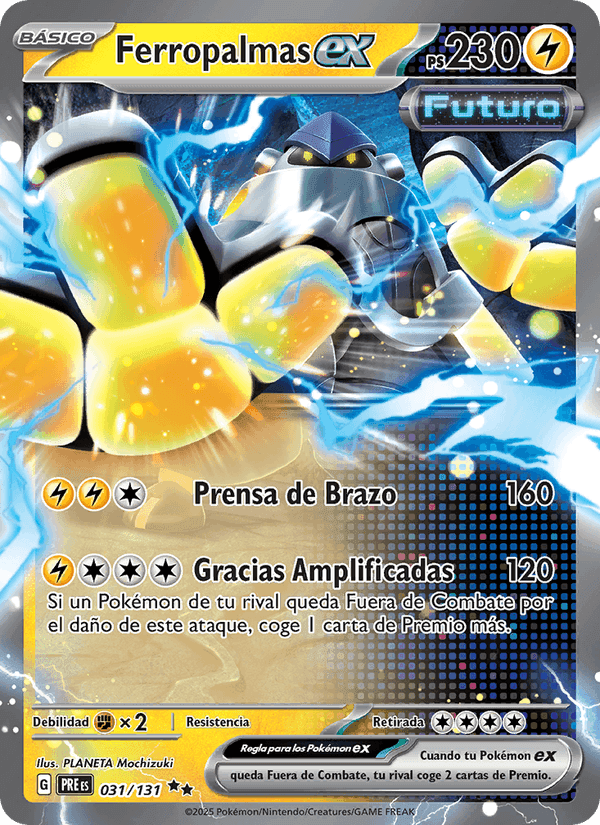 Ferropalmas ex, carta 031 de Evoluciones Prismáticas