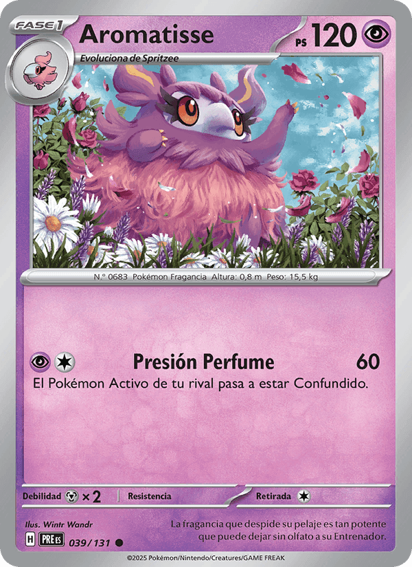 Aromatisse, card 039 from Evoluciones Prismáticas