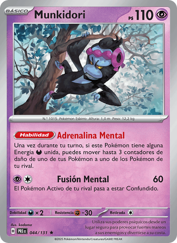 Munkidori, carte 044 de Evoluciones Prismáticas