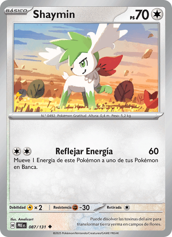Evoluciones Prismáticas の 087 番、Shaymin