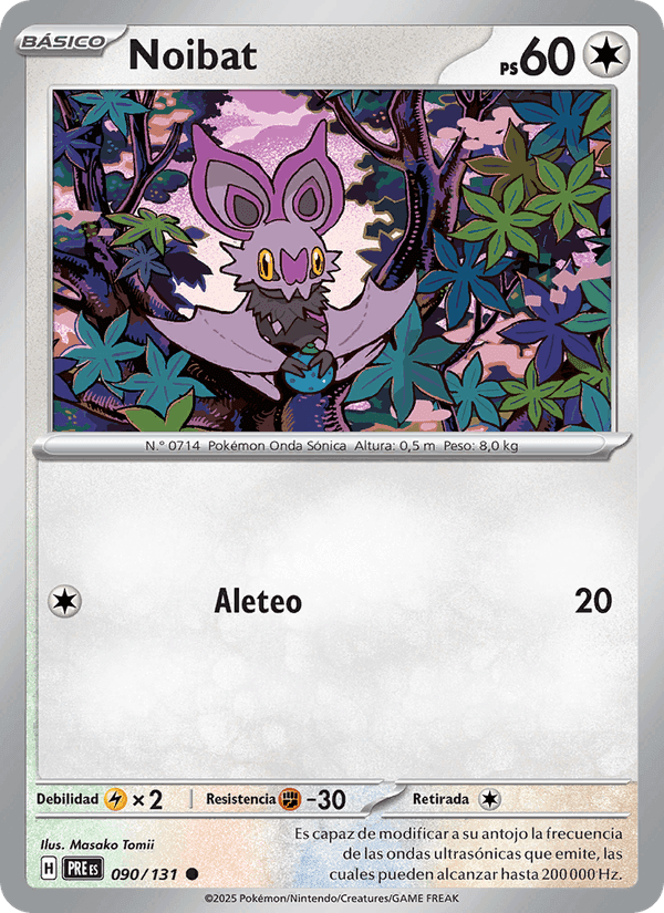 Noibat, carta 090 de Evoluciones Prismáticas