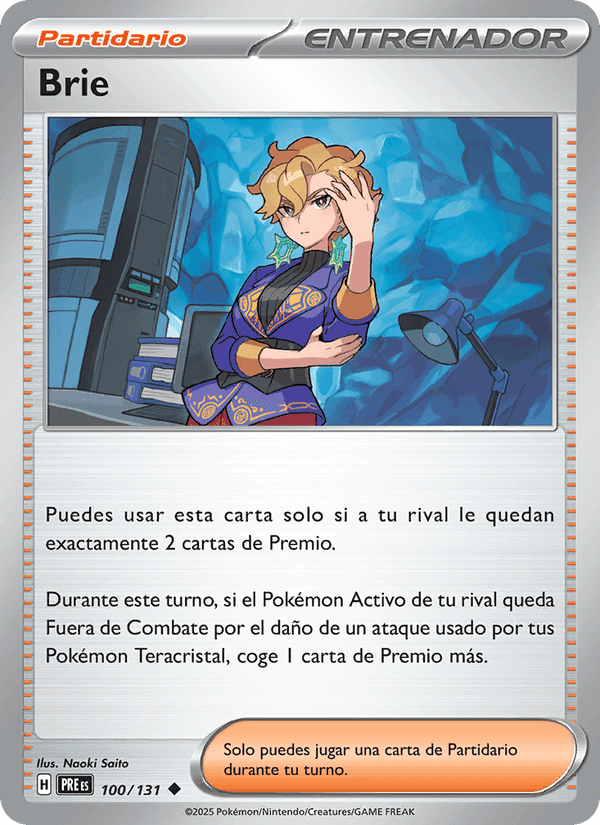 Brie, carta 100 di Evoluciones Prismáticas