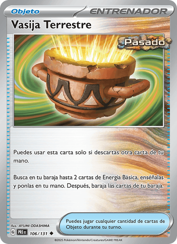 Vasija Terrestre, card 106 from Evoluciones Prismáticas
