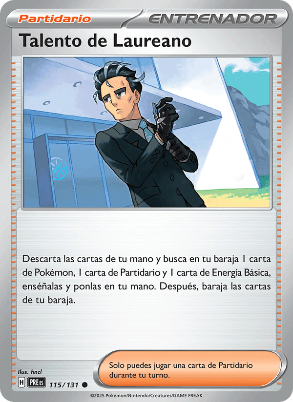 Talento de Laureano, carta 115 de Evoluciones Prismáticas