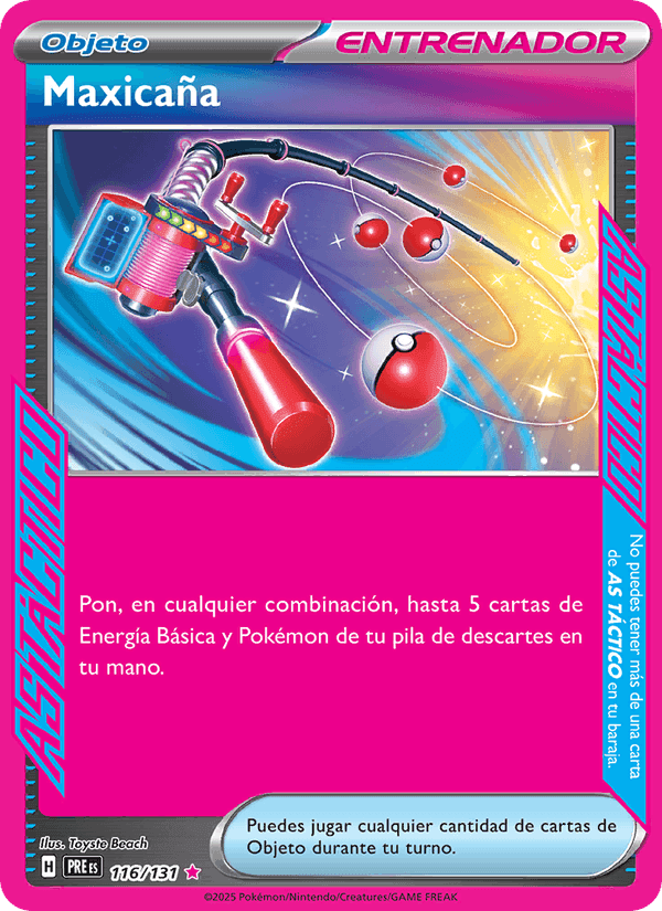 Maxicaña, carta 116 de Evoluciones Prismáticas