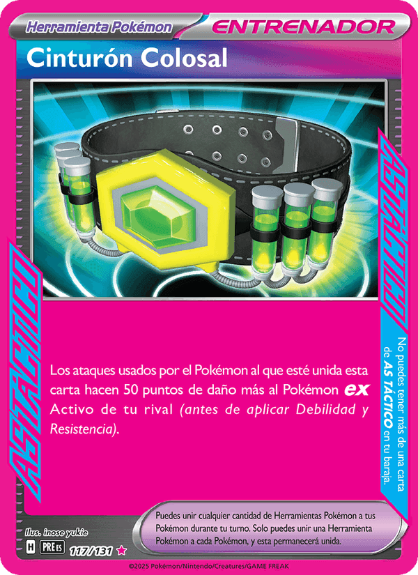 Cinturón Colosal, carta 117 de Evoluciones Prismáticas