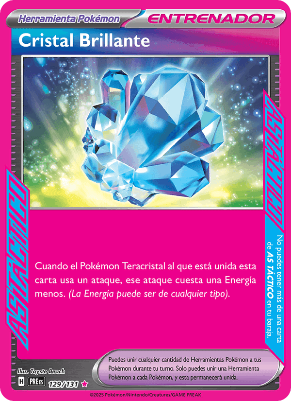 Cristal Brillante, card 129 from Evoluciones Prismáticas