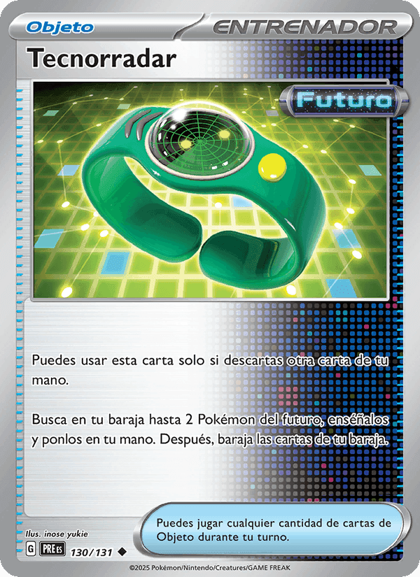 Tecnorradar, carta 130 de Evoluciones Prismáticas