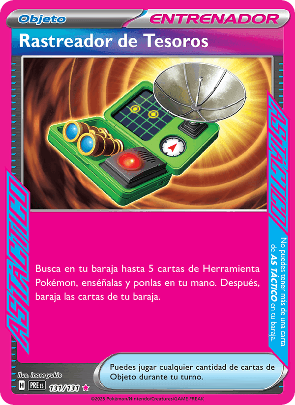 Rastreador de Tesoros, carta 131 de Evoluciones Prismáticas