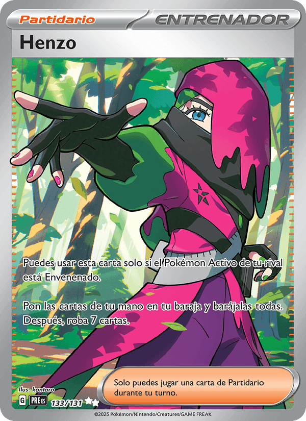Henzo, carta 133 de Evoluciones Prismáticas