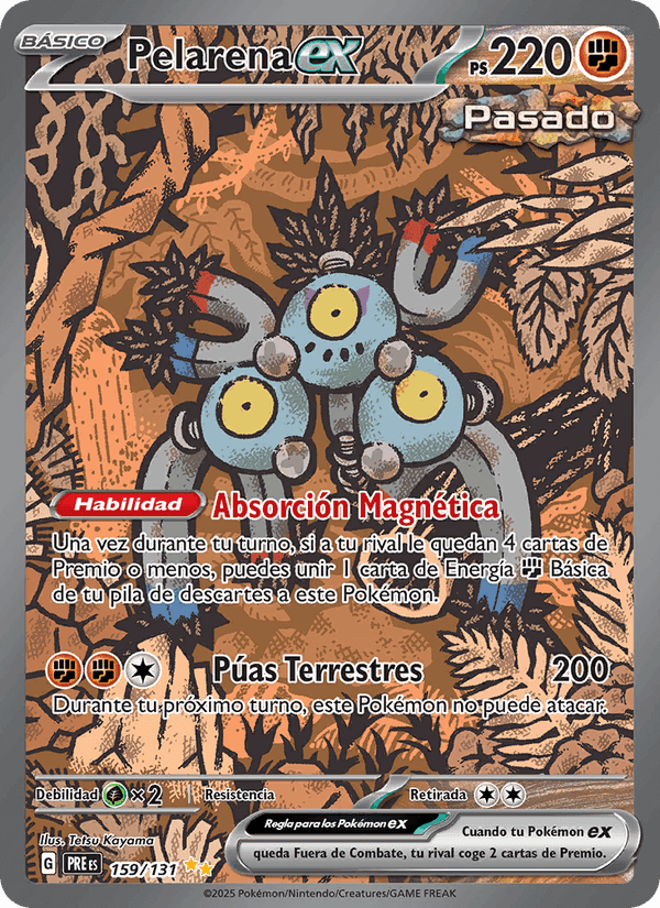 Pelarena ex, carte 159 de Evoluciones Prismáticas