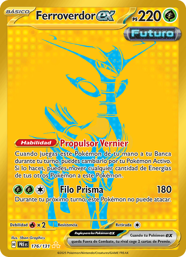 Ferroverdor ex, carta 176 de Evoluciones Prismáticas