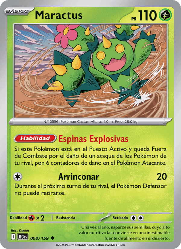 Maractus, card 008 from Juntos de Aventuras
