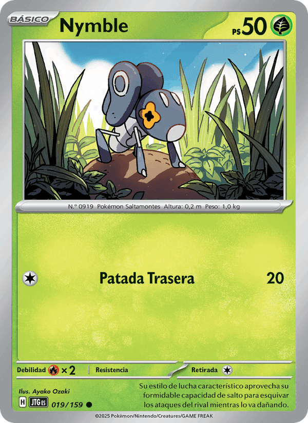 Nymble, carta 019 de Juntos de Aventuras