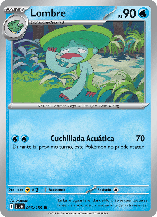 Lombre, carta 036 di Juntos de Aventuras