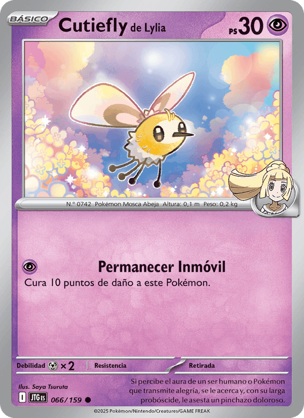 Cutiefly de Lylia, carta 066 de Juntos de Aventuras