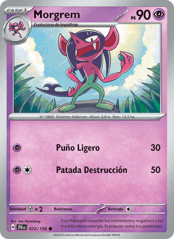 Morgrem, carta 072 de Juntos de Aventuras
