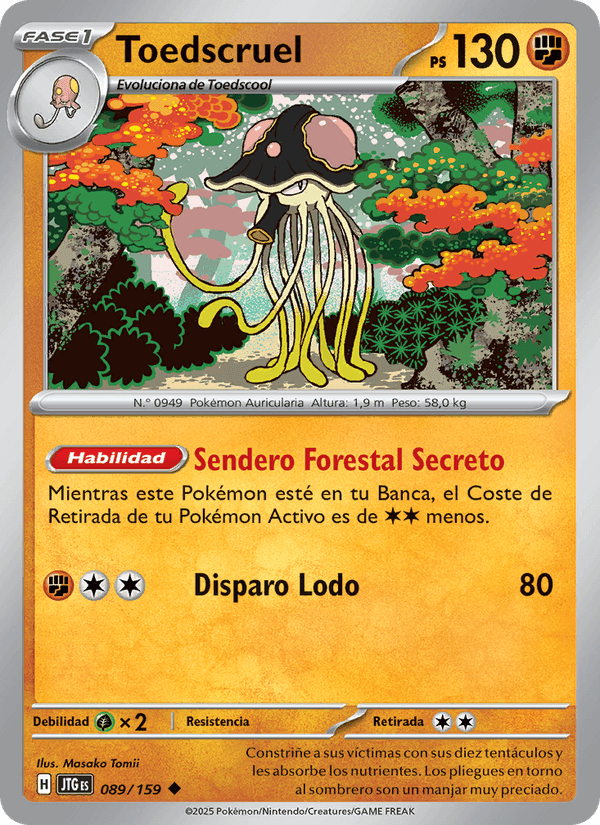 Toedscruel, carta 089 de Juntos de Aventuras