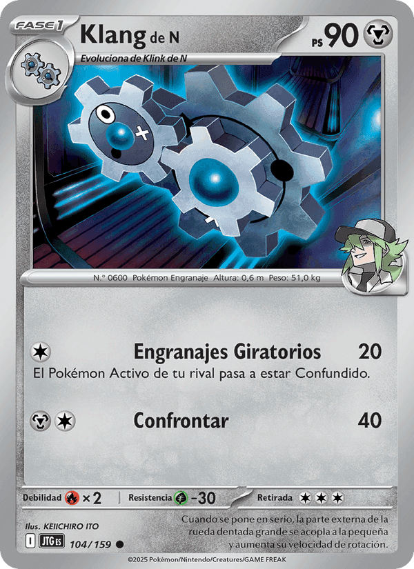 Klang de N, carta 104 de Juntos de Aventuras