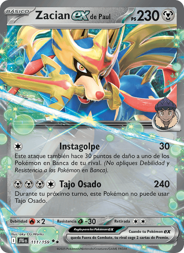 Zacian ex de Paul, carta 111 de Juntos de Aventuras