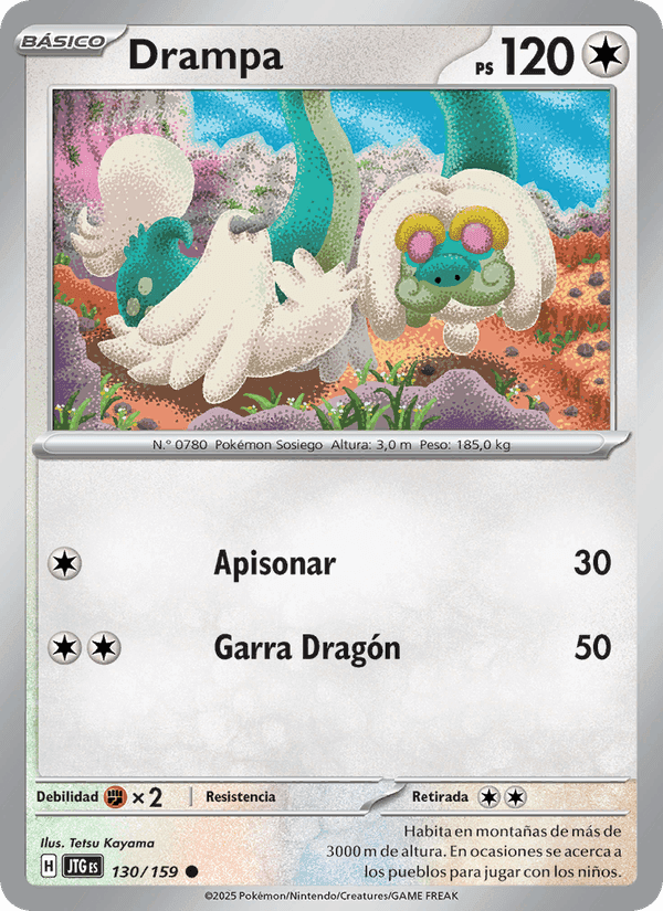 Drampa, carte 130 de Juntos de Aventuras