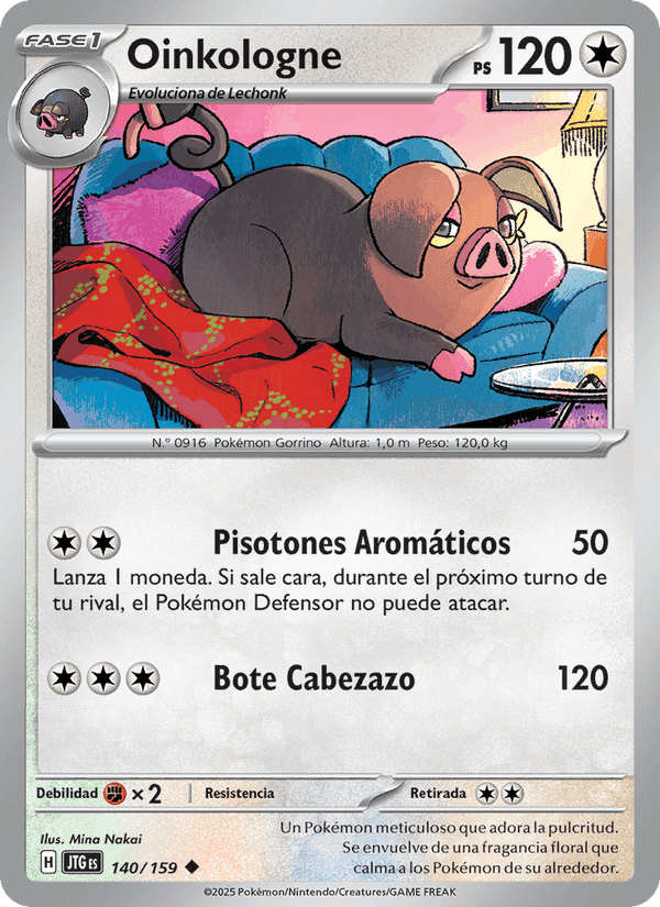Oinkologne, carta 140 de Juntos de Aventuras