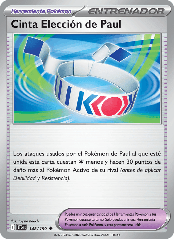 Cinta Elección de Paul, card 148 from Juntos de Aventuras
