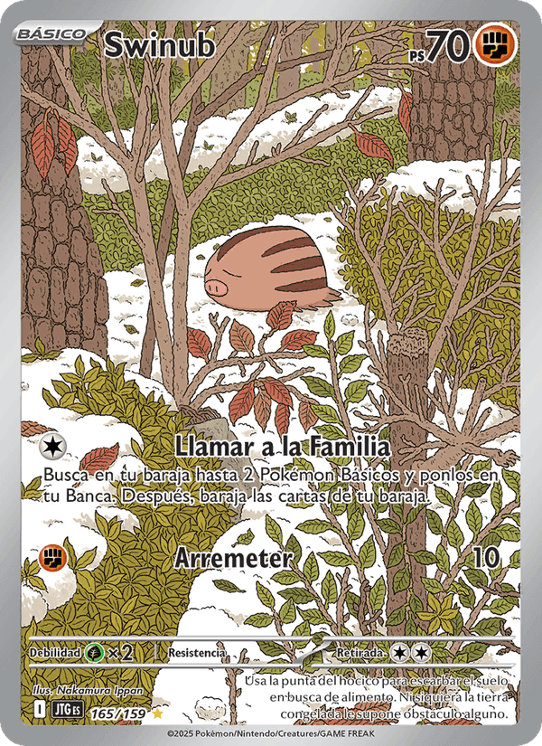 Swinub, carta 165 de Juntos de Aventuras