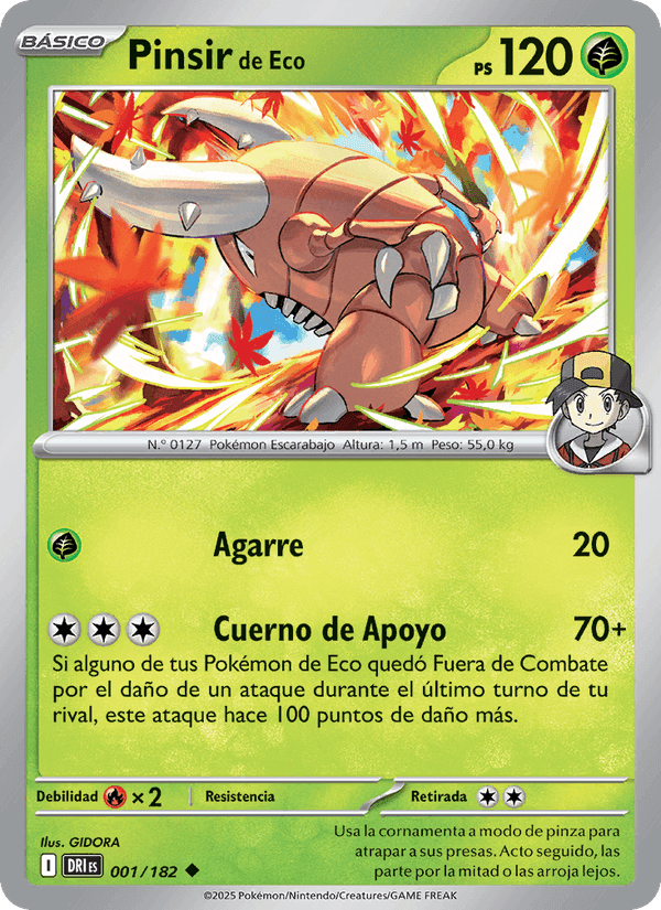 Pinsir de Eco, carte 001 de Rivales Predestinados