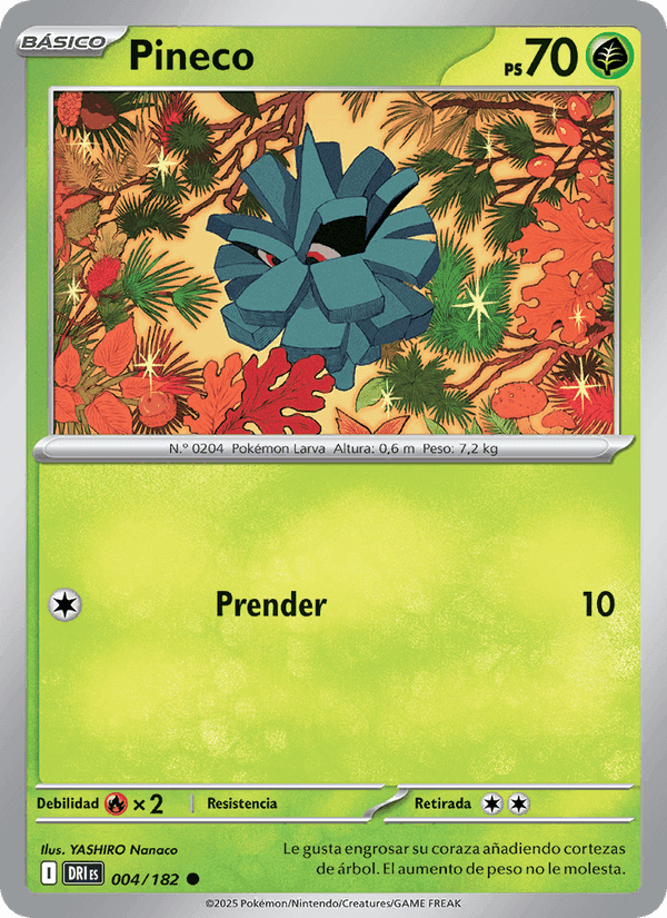 Pineco, card 004 from Rivales Predestinados